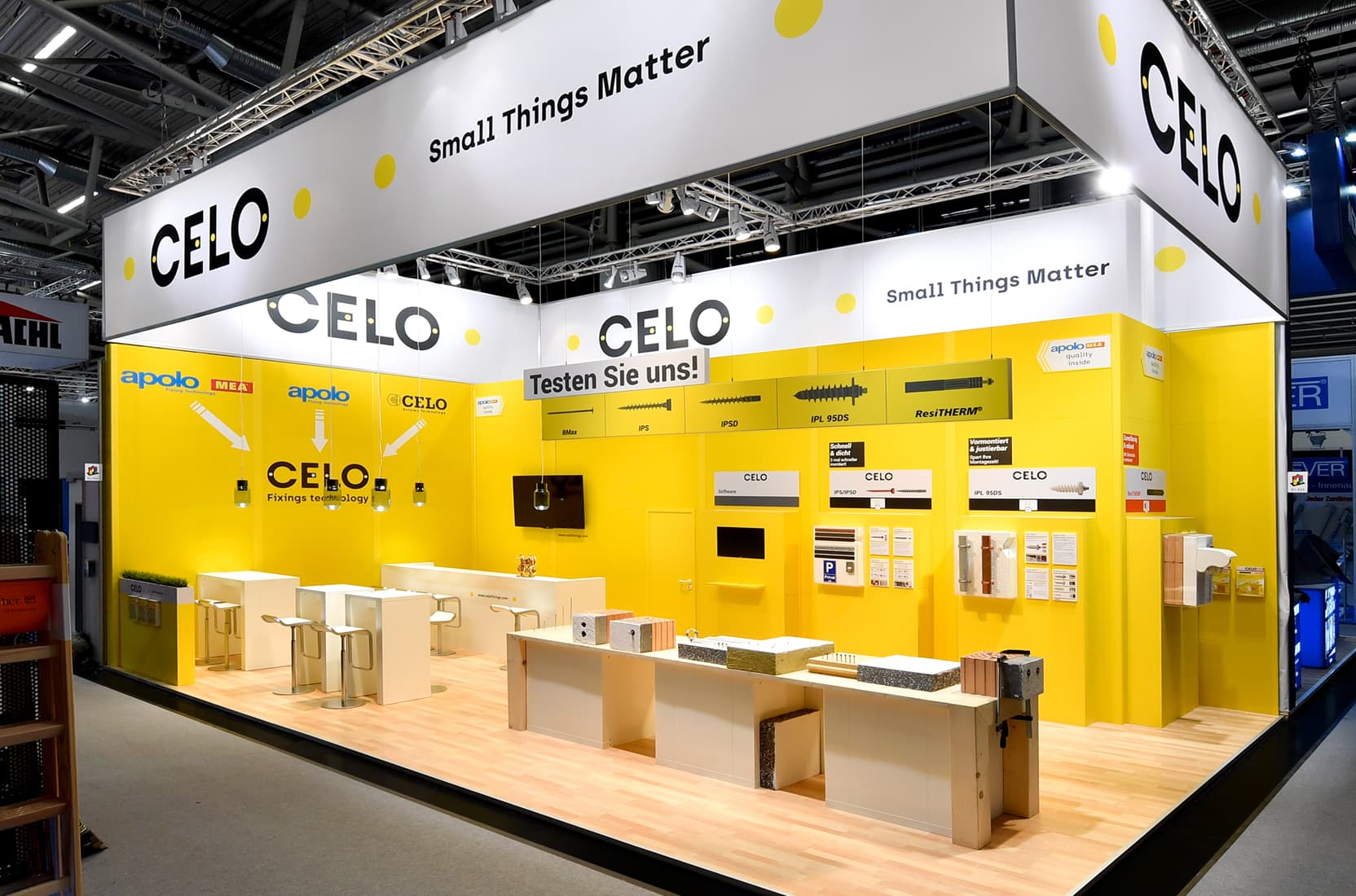 deka messebau, Messestand für Celo