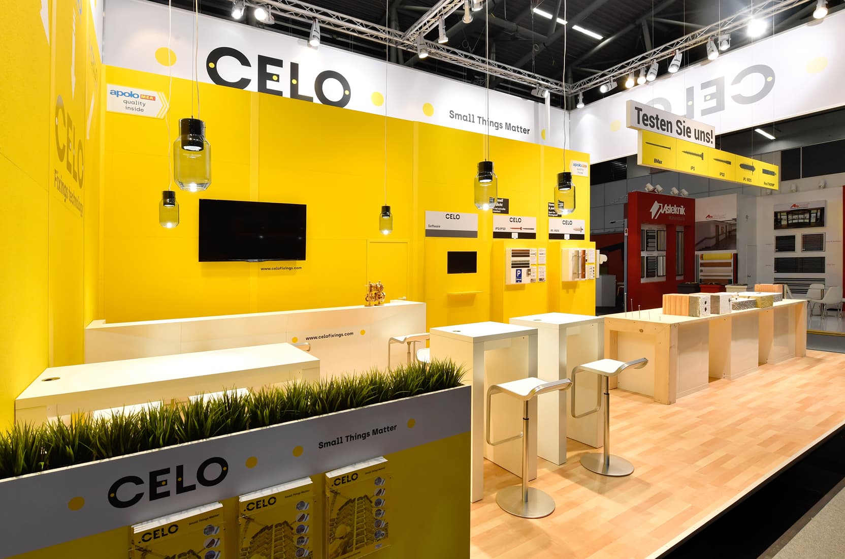 deka messebau, Messestand für Celo