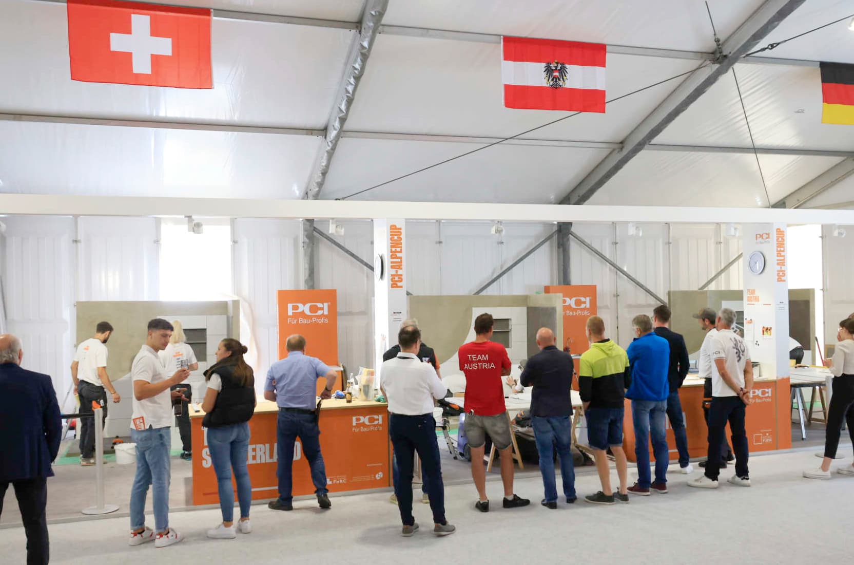 Stationen der Teilnehmerländer beim PCI-Alpencup