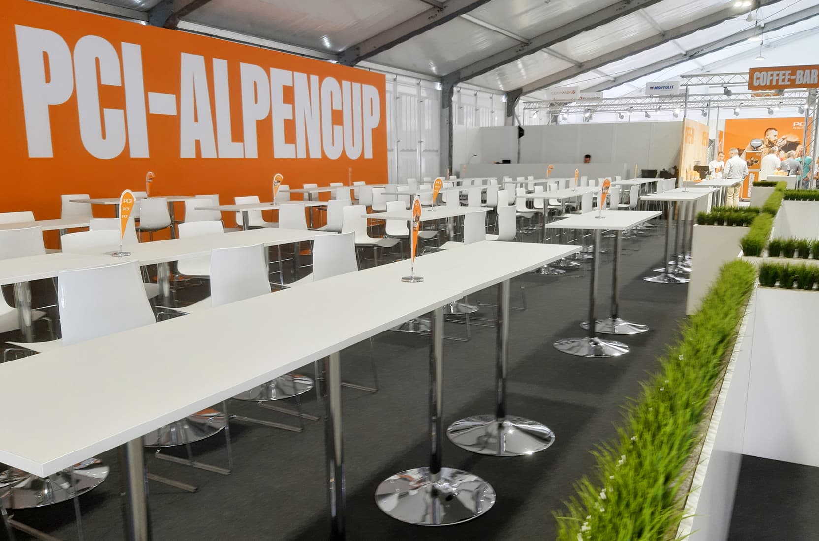 Cateringbereich beim PCI-Alpencup