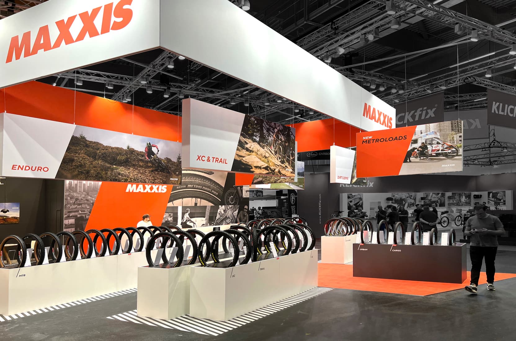 Messestand von Maxxis auf der Eurobike 2022