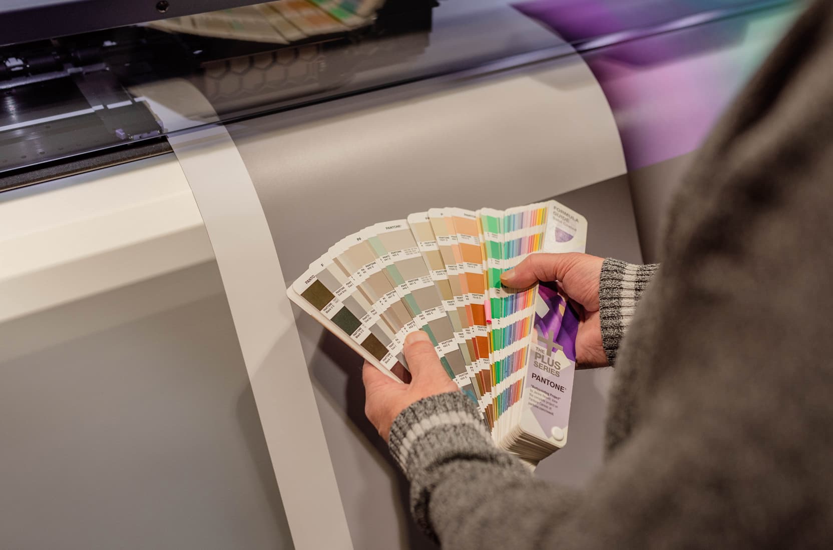 Farbanpassung und Digitaldruck bei deka