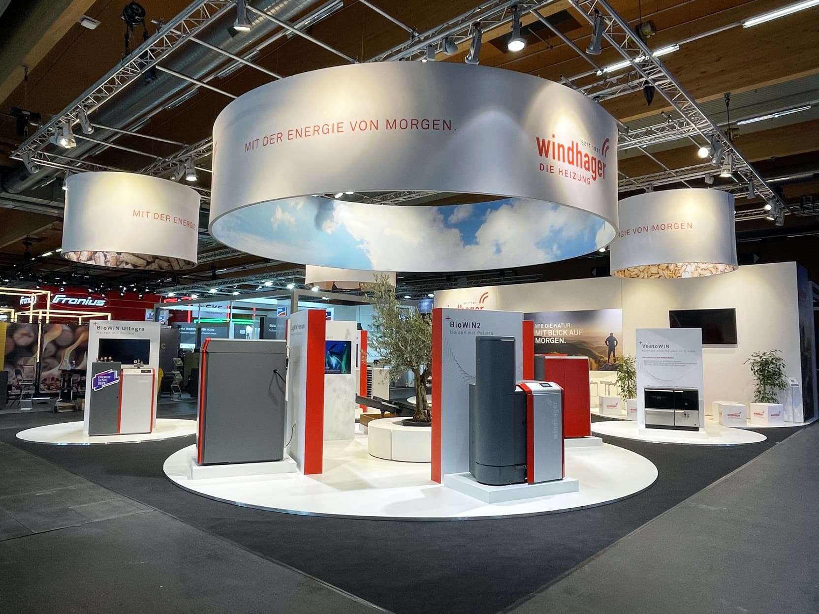 Messestand von Windhager auf der WEBUILD 2023