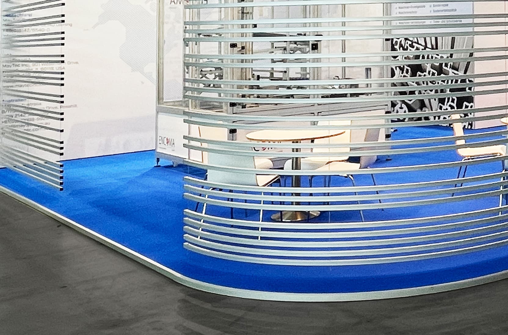 Messestand von Maytec auf der Messe Motec in Stuttgart