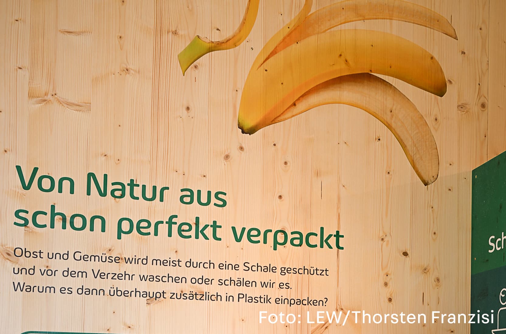 Direktdruck auf Holz in der LEW-nachhaltigkeitsbox